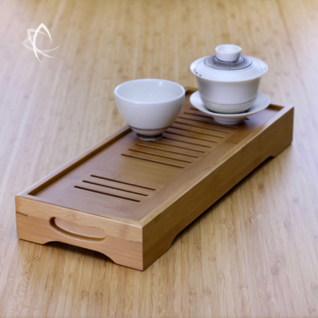 Long Bamboo Tea Tray Featured View