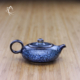 Blue Hare's Fur Small Flat Teapot