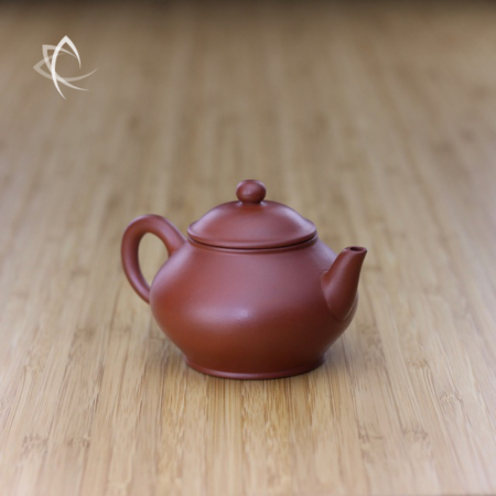 Vintange Dong Feng Red Clay Teapot Angled View