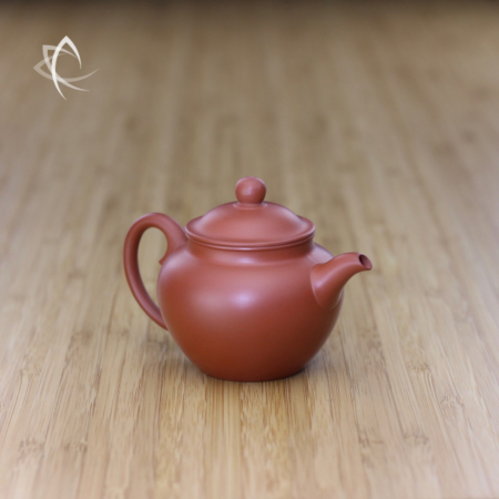 Pocket Duo Zhi Red Clay Teapot Angled View