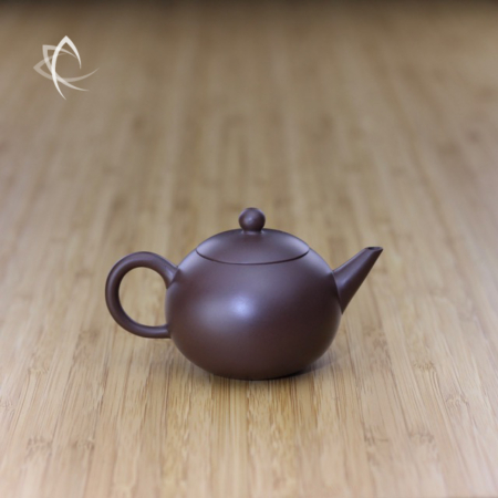 Purple Clay Pocket Yuan Zhu Teapot Featured View