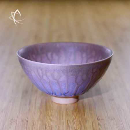 Rose Hare's Fur Drip Chawan Featured View
