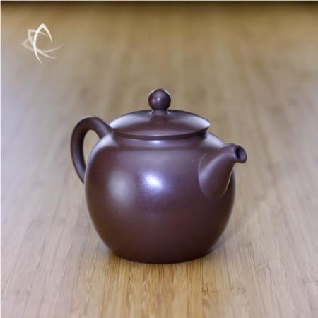 Bao Zhun Purple Clay Teapot Angled View