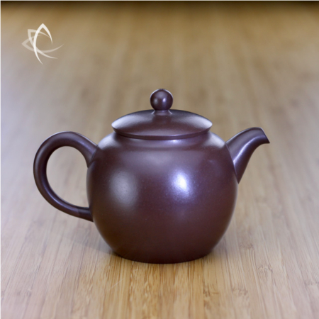 Bao Zhun Purple Clay Teapot Side View