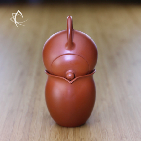 Small Elegant Red Clay Pitcher with Small Xishi Teapot Spout View