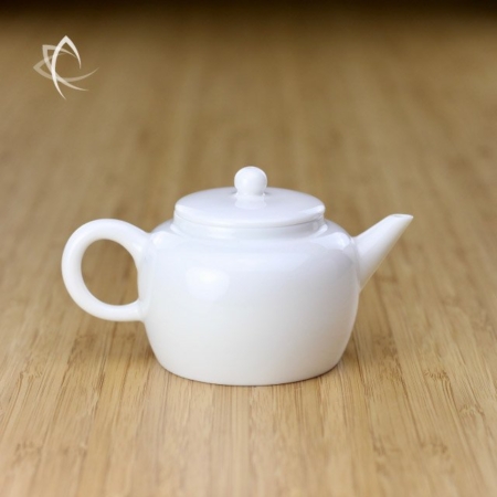 Small Ping Gai Lian Zi Porcelain Teapot Featured View