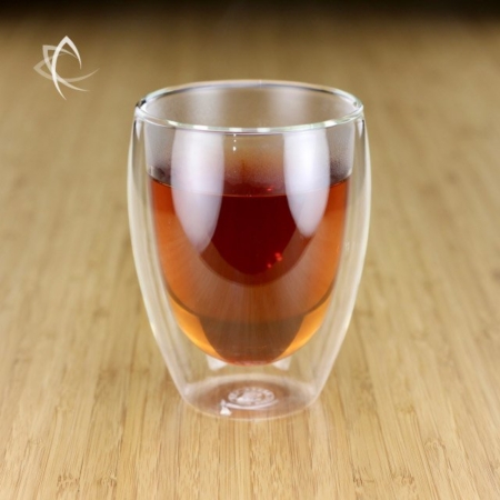 Tall Solo Double Wall Glass Tea Cup Featured View