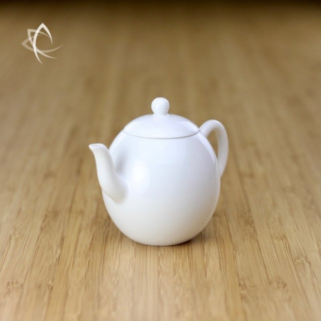 Small Dragon's Egg Porcelain Teapot Other Angle View