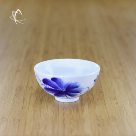 Blue Lotus Half Moon Tea Cup Featured View